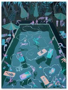 Obraz na płótnie Michał Cygan Basen