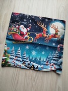 Poszewka na poduszkę 40x40cm świąteczna