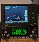 Zestaw urządzeń nawigacyjnych Bendix King KLN-90A + KMD-150, awionika. 