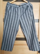 Letnie szerokie spodnie vintage kratka Cartouche M L