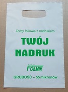Reklamówki Torby Foliowe z nadrukiem 20x30 200 szt