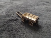 miniaturowy wóz ze sklejki