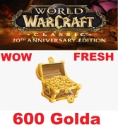 WOW SPINESHATTER GOLD 600 GOLDA ZŁOTA ZŁOTO FRESH EDYCJA WORLD OF WARCRAFT