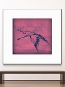 Oryginalny print obrazu "Leaving everything behind" od autorki z sygnaturą