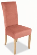 Krzesło tapicerowane K015 dębowe PREMIUM velvet POLSKI PRODUKT