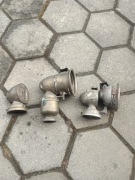 Stare lampy rowerowe, lampa rowerowa karbidowa, zabytkowy rower 