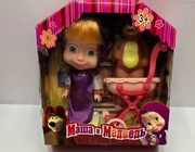 Zestaw lalka masza I niedźwiedź z akcesoriami dla dziewczynki 