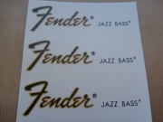 Fender Jazz Bass Logo Dekal