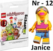Lego minifigures seria muppety muppets figurka Janice gitara  71033 12