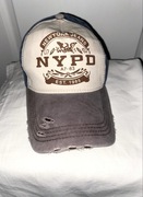 Czapka z daszkiem bejsbolówka unisex bawełna beżowa