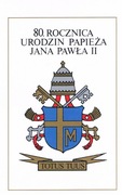 KARNET 80ROCZNICA URODZIN POLSKO WATYKAŃSKIE