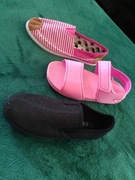 Nowe buty dla dziewczynki wkładka 22cm Cena za trzy pary!!!