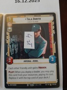Star Wars Unlimited - SEC - TALA DURITH (RARE)! TANIO !!!