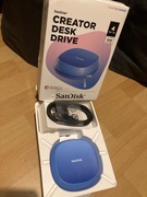 SANDISK Desk Drive SSD 4TB Niebieski Zewnętrzny dysk twardy SSD USB3.2 Gen2