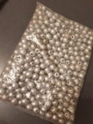 Kulki do makramy drewno srebrne i złote 15 mm ok 300szt *2 paczki