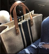 Torba szoperka płócienna beż 