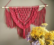 Makrama wisząca dekoracja boho na ścianę