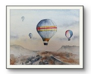 Akwarela oprawiona nowa 