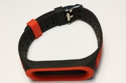 Nowoczesna Czarno-czerwona Opaska do Xiaomi Mi Band 3/4 