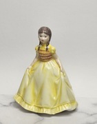 Vintage Figurka Royal Worcester "PARTY DRES" Angielska Porcelana 1980