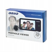 ELEKTRONICZNY WIZJER DO DRZWI 4" ORNO OR-WIZ-1107 SREBRNY