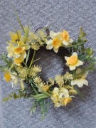 Wieniec wielkanocny na drzwi