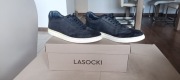 Buty męskie granatowe skóra Lasocki rozmiar 42 