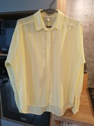 Damska bluzka koszulowa żółta w paseczki Springfield S