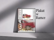 Plakat Eryk Moczko "V24"  w ramce 42x30