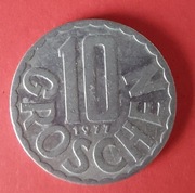 Moneta Austria 10 Groschen 1977