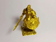 FANTASY Rycerz w kolorze złotym (PLA Silk) - DRUK3D