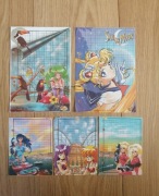 Zestaw karteczek Czarodziejka z księżyca, Puma Sisters, anime manga kawaii