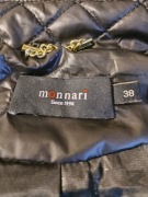 MONNARI CZARNA WIOSENNA  KURTKA 36 38 PIKOWANA J NOWA ZAMEK KIESZONKI