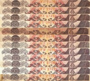 100 zł złotych 1976 1986 1988 12 szt. 