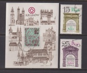 Blok 120 + Fi 2693 - 2694  Odbudowa zabytków Krakowa