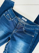 Spodnie damskie jeansowe XS 34 Grace ciemne granatowe