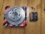 Tarcze i klocki tył Daco Opel Astra G Lucas 4 śruby