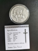 Wiedźmin Krew Elfów 1oz srebrna moneta