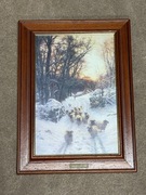 Obraz Joseph Farquharson „The Sun Had Closed the Winter’s Day” reprodukcja