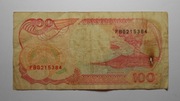 stary banknot 100 Rupii Indonezja