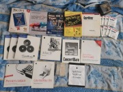 Apple - Macintosh książki 13 sztuk, dyskietki 11 sztuk, folder