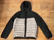 Kurtka zimowa puchowa czarna / szara Quiksilver Scaly 12 lat