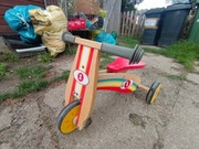 Sprzedam biegowy rowerek, drewniany, trzykołowy  