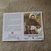 Obrazek-relikwia św.o.Pio