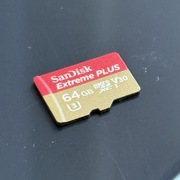 Karta pamięci SANDISK microSDXC Extreme Plus 64GB 