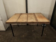 Stół industrialny DIY Mega gruby blat 110 x 230cm