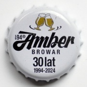 Kapsel butelkowany 30 lat Browaru Amber