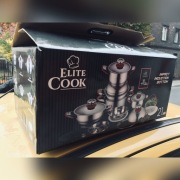 Zestaw garnkow ELITE Cook 21 nowe 