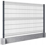 Panele ogrodzeniowe 3D fi4 wysokość 153cm antracyt - OD RĘKI WARSZAWA