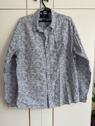 Koszula męska wzorzysta niebiesko biała Medicine XXL